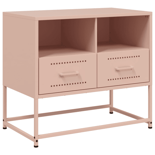 Móvel de TV - Modulo de TV - Armário de TV 68x39x60,5 cm aço rosa