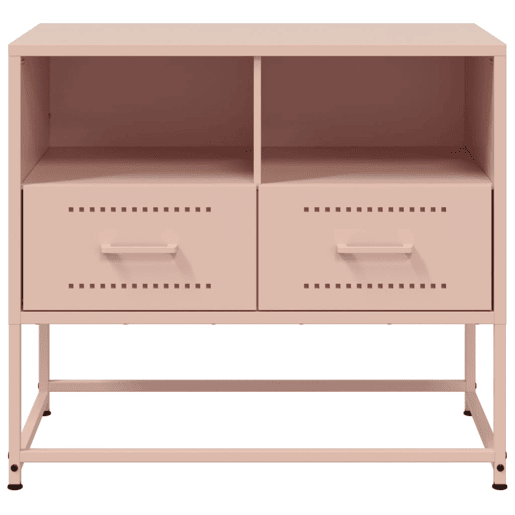 Móvel de TV - Modulo de TV - Armário de TV 68x39x60,5 cm aço rosa