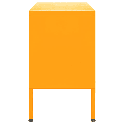 Móvel de TV - Modulo de TV - Armário de TV aço 105x35x50 cm amarelo mostarda