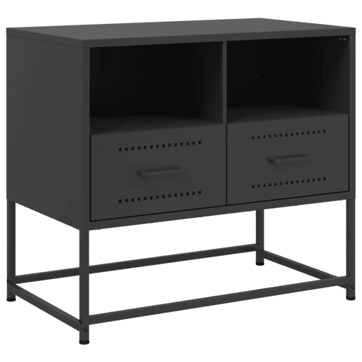 Móvel de TV - Modulo de TV - Armário de TV 68x39x60,5 cm aço preto