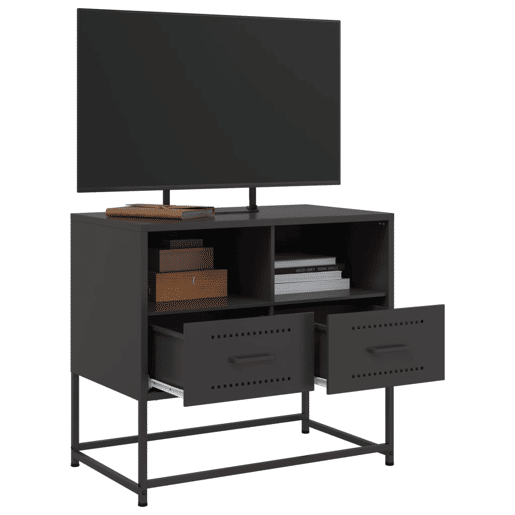 Móvel de TV - Modulo de TV - Armário de TV 68x39x60,5 cm aço preto