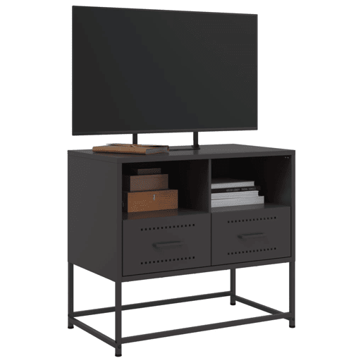 Móvel de TV - Modulo de TV - Armário de TV 68x39x60,5 cm aço preto