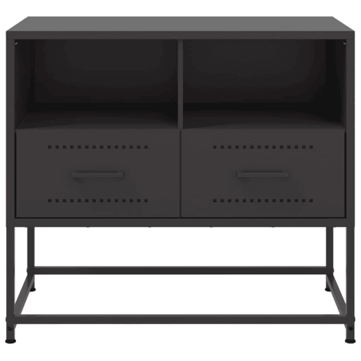 Móvel de TV - Modulo de TV - Armário de TV 68x39x60,5 cm aço preto