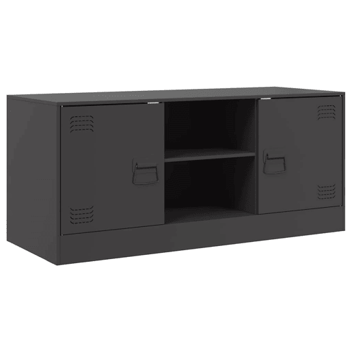 Móvel de TV - Modulo de TV - Armário de TV 99x39x44 aço preto