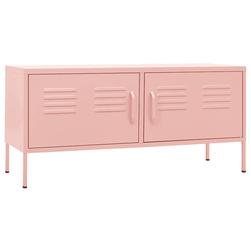 Móvel de TV - Modulo de TV - Armário de TV aço 105x35x50 cm rosa