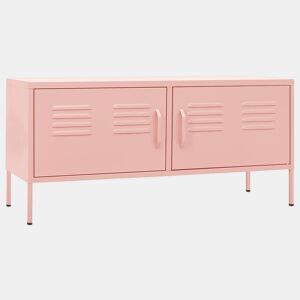 Móvel de TV - Modulo de TV - Armário de TV aço 105x35x50 cm rosa