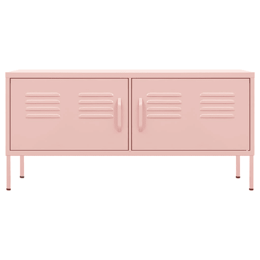 Móvel de TV - Modulo de TV - Armário de TV aço 105x35x50 cm rosa
