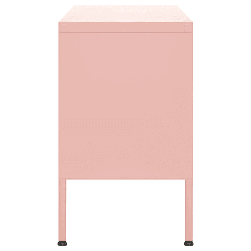 Móvel de TV - Modulo de TV - Armário de TV aço 105x35x50 cm rosa
