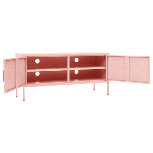 Móvel de TV - Modulo de TV - Armário de TV aço 105x35x50 cm rosa