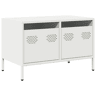 Móvel de TV - Modulo de TV - Armário de TV 68x39x43,5 cm aço laminado a frio branco