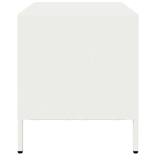 Móvel de TV - Modulo de TV - Armário de TV 68x39x43,5 cm aço laminado a frio branco
