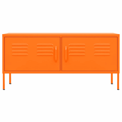 Móvel de TV - Modulo de TV - Armário de TV aço 105x35x50 cm laranja