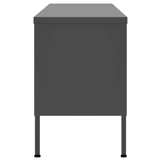 Móvel de TV - Modulo de TV - Armário de TV aço 105x35x50 cm antracite