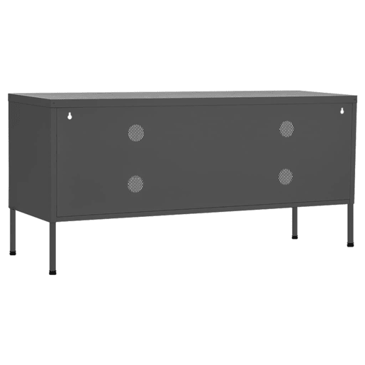 Móvel de TV - Modulo de TV - Armário de TV aço 105x35x50 cm antracite