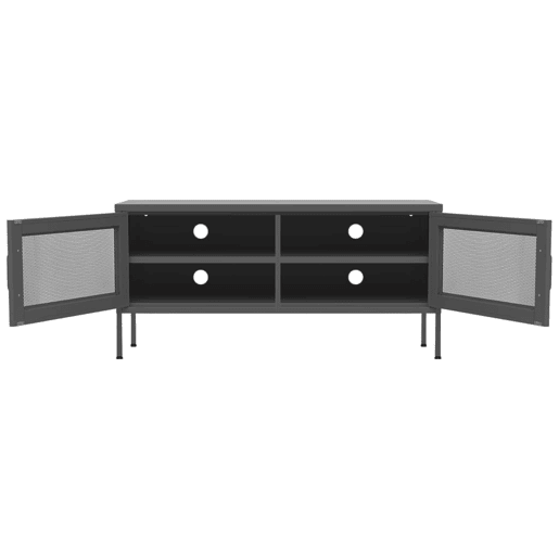 Móvel de TV - Modulo de TV - Armário de TV aço 105x35x50 cm antracite