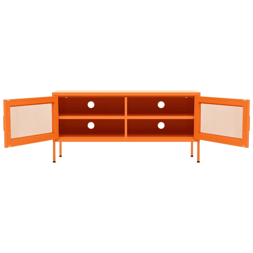 Móvel de TV - Modulo de TV - Armário de TV aço 105x35x50 cm laranja