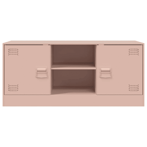 Móvel de TV - Modulo de TV - Armário de TV 99x39x44 aço rosa
