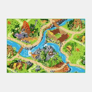 Tapete infantil AMBIHOME DINO WORLD - antiderrapante, 95x133cm