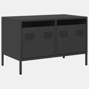 Móvel de TV - Modulo de TV - Armário de TV 68x39x43,5 cm aço laminado a frio preto