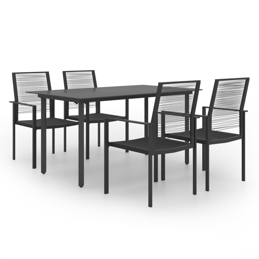 Juego de comedor de jardín 5 piezas
