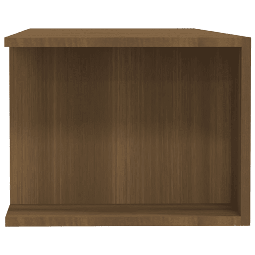 Móvel de TV - Modulo de TV - Armário de TV com luzes LED 135x39x30 cm cor carvalho castanho