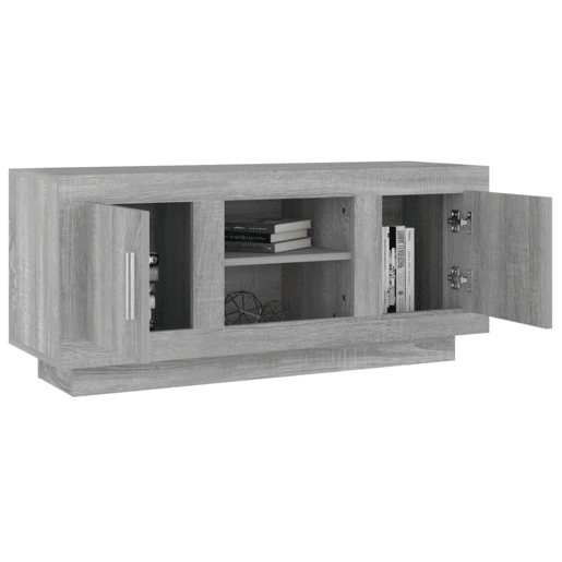 Móvel de TV - Modulo de TV - Armário de TV 102x35x45 cm derivados de madeira cinzento sonoma