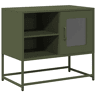 Móvel de TV - Modulo de TV - Armário de TV 68x39x60,5 cm aço verde azeitona