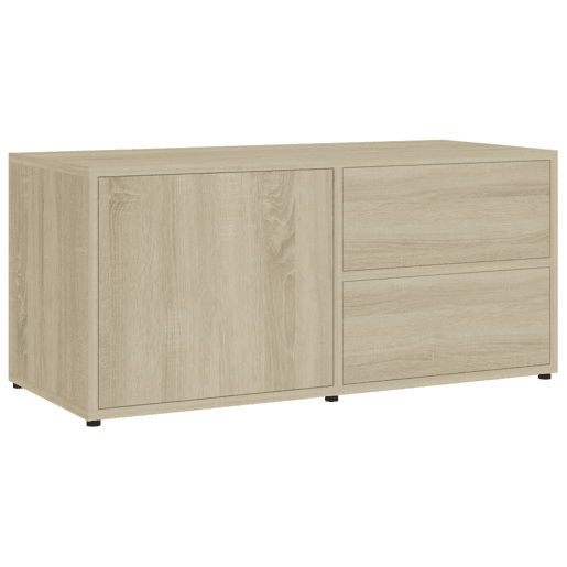 Móvel de TV - Modulo de TV - Armário de TV 80x34x36 cm derivados de madeira carvalho sonoma