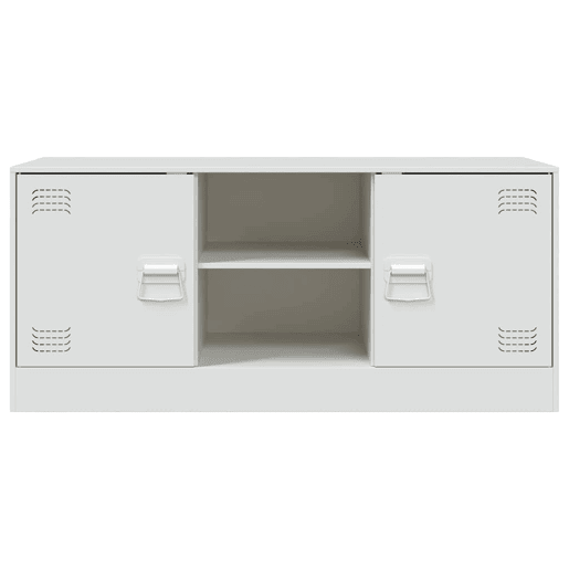 Móvel de TV - Modulo de TV - Armário de TV 99x39x44 cm aço branco