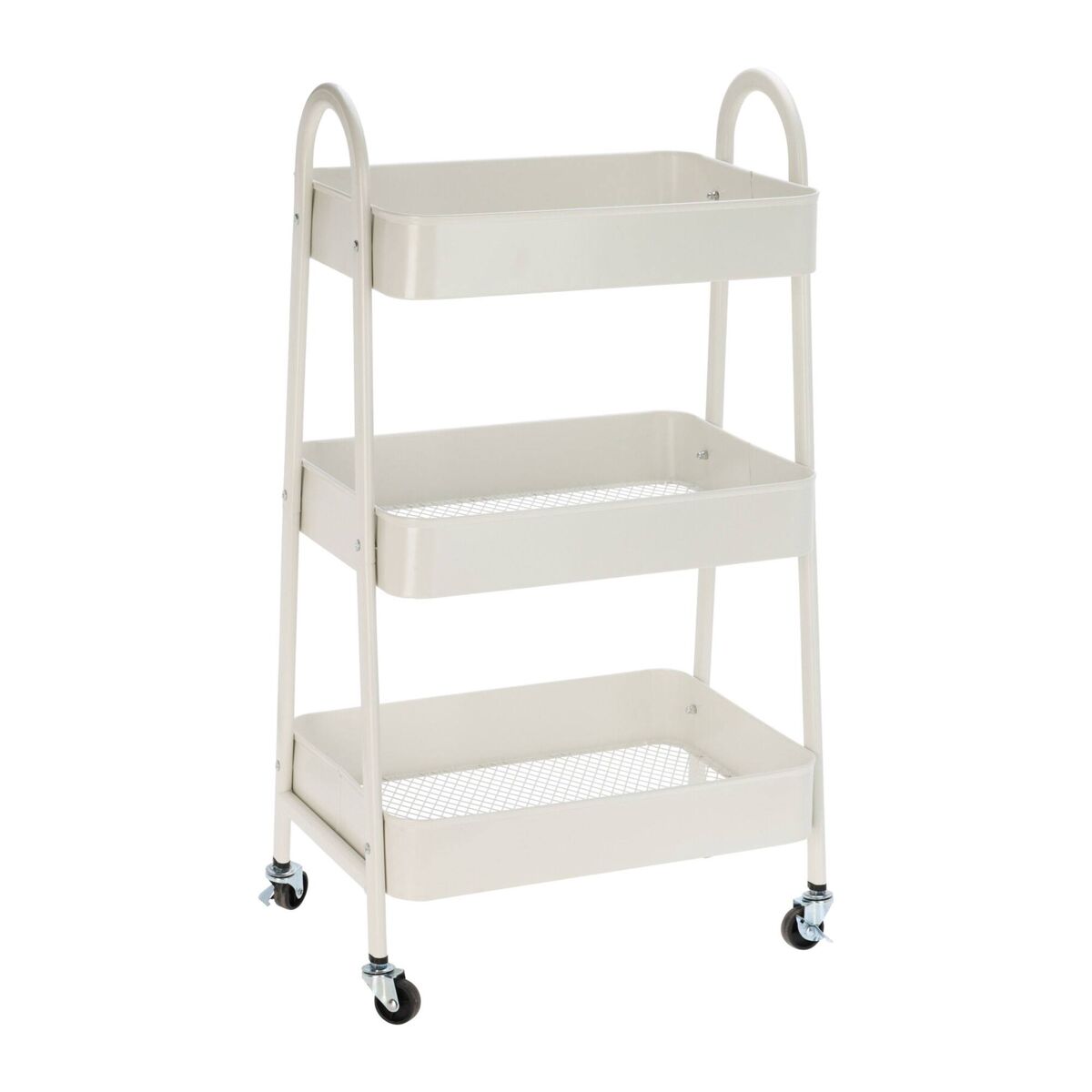 Well Home Carro de cocina con 3 cestas y ruedas