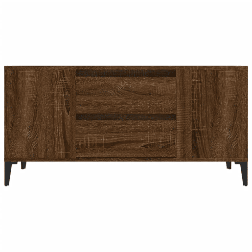 Móvel p TV, Armário de TV 102x44,5x50 cm derivados madeira carvalho castanho