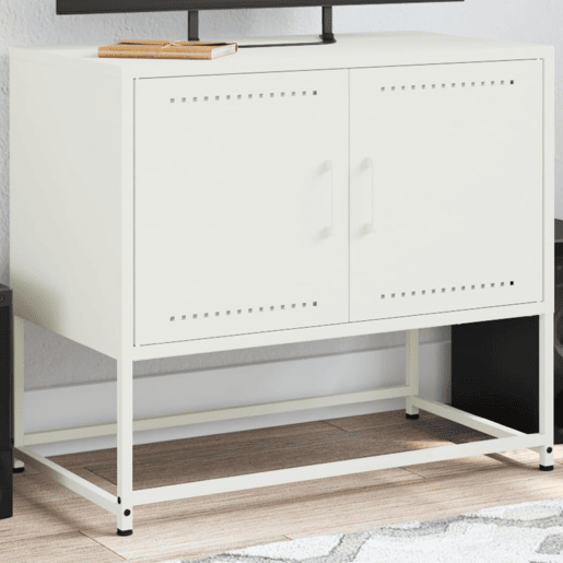 Móvel de TV - Modulo de TV - Armário de TV 68,5x39x60,5 cm aço branco