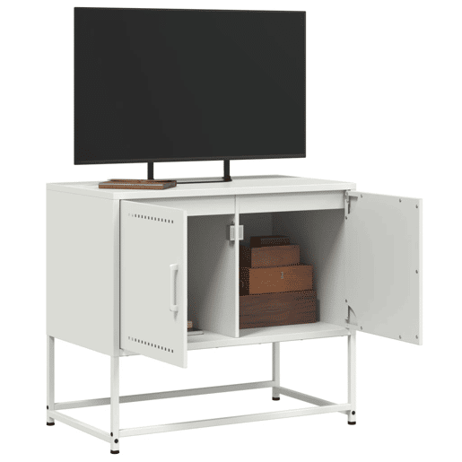 Móvel de TV - Modulo de TV - Armário de TV 68,5x39x60,5 cm aço branco