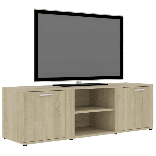 Móvel de TV - Modulo de TV - Armário de TV 120x34x37 cm derivados de madeira carvalho sonoma