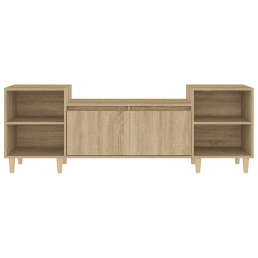Móvel de TV - Modulo de TV - Armário de TV 160x35x55 cm derivados de madeira carvalho sonoma