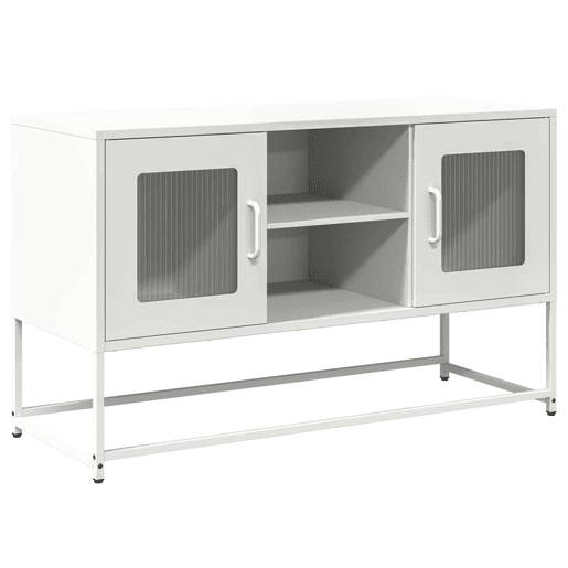 Móvel de TV - Modulo de TV - Armário de TV 100,5x39x60,5 cm aço branco
