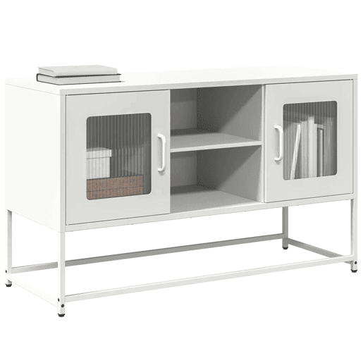 Móvel de TV - Modulo de TV - Armário de TV 100,5x39x60,5 cm aço branco