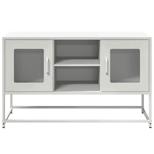 Móvel de TV - Modulo de TV - Armário de TV 100,5x39x60,5 cm aço branco