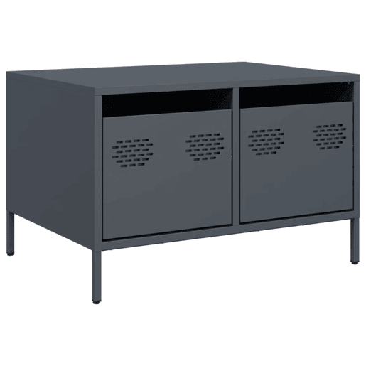 Móvel de TV - Modulo de TV - Armário de TV 68x50x43,5 cm aço laminado a frio antracite