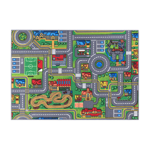 Tapete infantil AMBIHOME CITY LIFE - antiderrapante, 95x133cm
