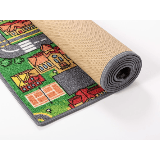 Tapete infantil AMBIHOME CITY LIFE - antiderrapante, 95x133cm