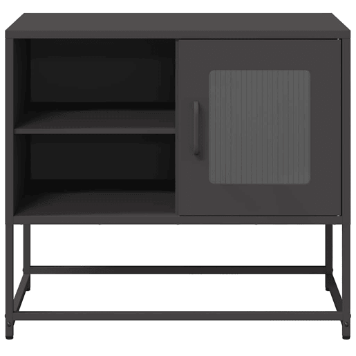 Móvel de TV - Modulo de TV - Armário de TV 68x39x60,5 cm aço preto