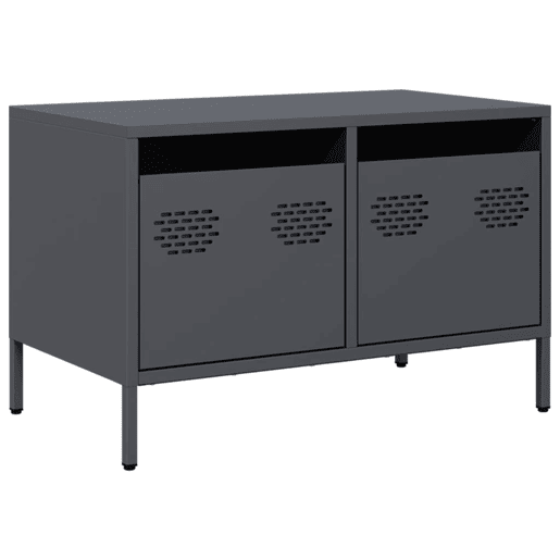 Móvel de TV - Modulo de TV - Armário de TV 68x39x43,5 cm aço laminado a frio antracite