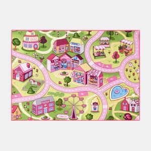 Tapete infantil AMBIHOME FAIRGROUND LIFE - antiderrapante, 95x133cm