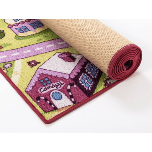Tapete infantil AMBIHOME FAIRGROUND LIFE - antiderrapante, 95x133cm