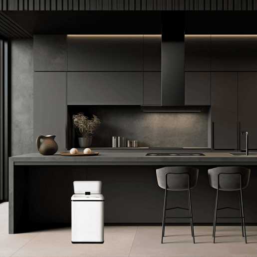 WELL HOME - Lixeira inteligente sem pernas com abertura automática
