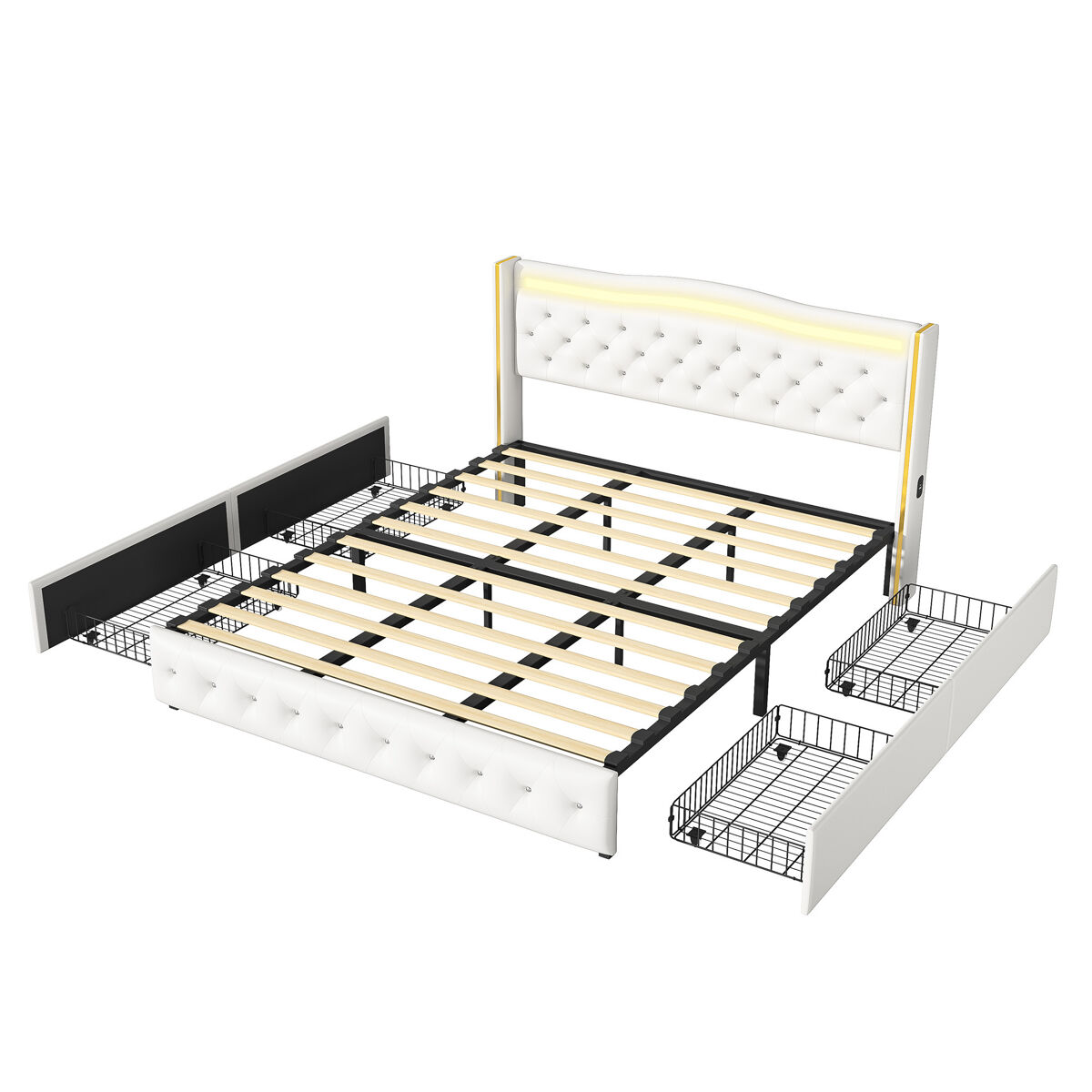 Cama con cajones 200x140