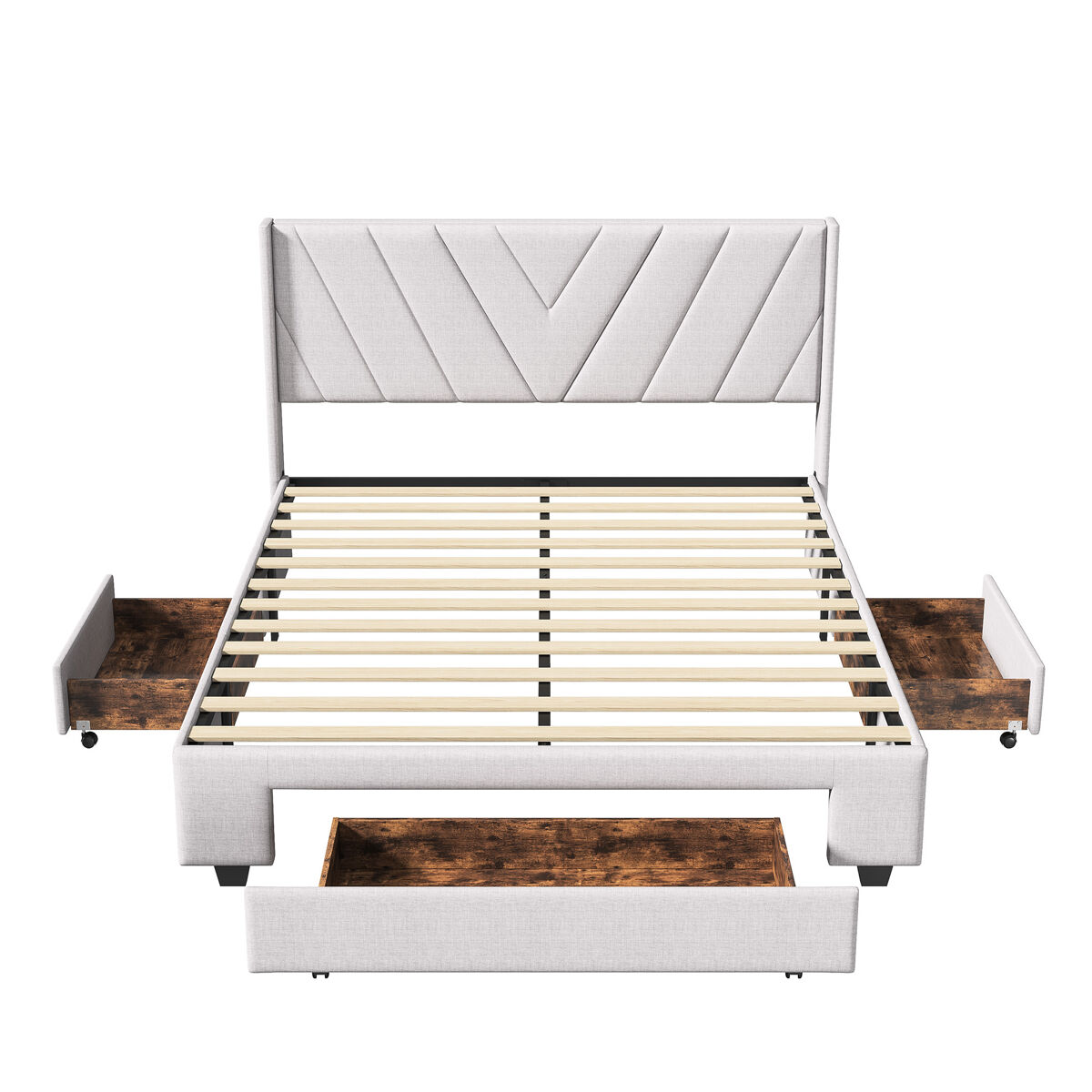 Cama con cajones 200x160