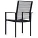 Juego de comedor para jardín 3 piezas Juego de comedor para jardín 3 piezas Negro