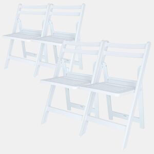 Conjunto Well Home de 4 cadeiras ELO em branco